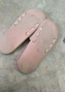 Cute Pink Bow Slides