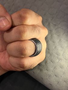 Asphalt Mens Ring
