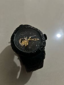 Black dragon automatic watch