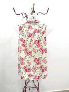 H&amp;M Floral Button Down Top