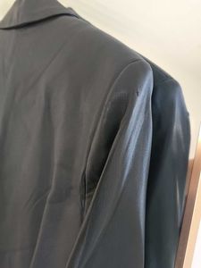 ZARA Faux Leather Blazer - Black