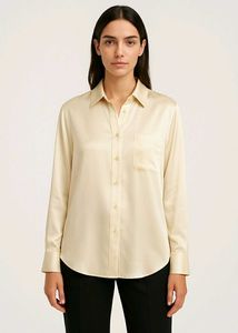 Aesthetic ZARA Silk Shirt For Women