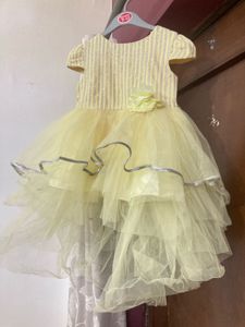 Cute Yellow Party Dress