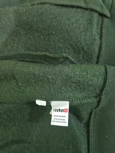 Green Zip-Up bomber Jacket