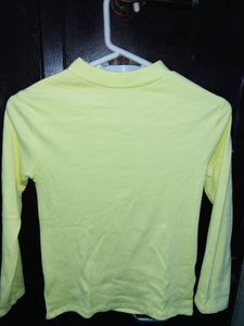 Yellow Long Sleeve Top
