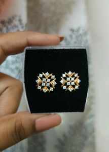 Gold Finished Earrings