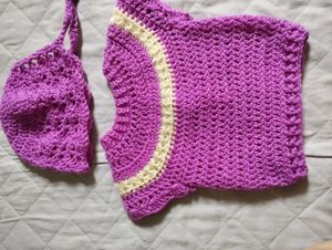 Cute Baby 0- 6 Months Cardigan And Cap