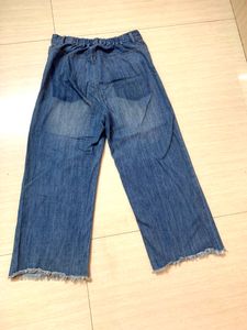 Women Regular High Rise Flared Blue Jeans