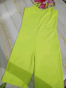 (1002)Neon Green Jumpsuit