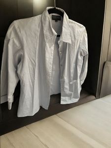 Y2k Korean Green House Powder Blue Cropped Shirt