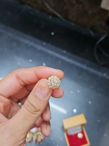 Elegant Stud Earrings with Box