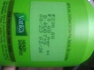 Vatika Shampoo and Conditioner.