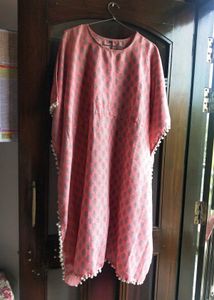 Floral Kaftan Dress, Cotton