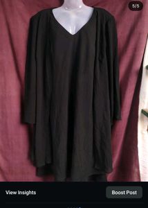 Chic Black Dress Without Belt