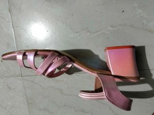Pink Strappy Sandals Size Euro38/39