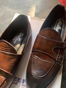 Stylish Brown Leather Loafers
