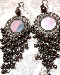 Boho Mirror Dangle Earrings
