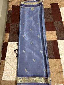 Lavender Fancy Silk Saree
