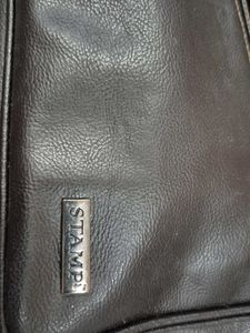 Stamp Laptop Bag Leather
