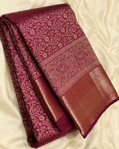 New Women Banarasi Silk Saree For Wedding