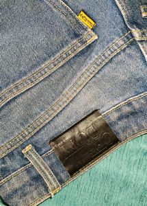 Ripped Wide-Leg Denim Jeans