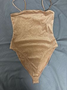 Forever21 Champagne Bodysuit