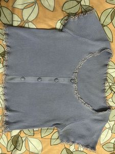 Ribbed Knit Crop Top