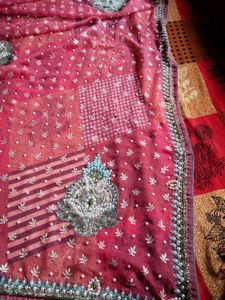 Dusty Pink Pearl Saree 🦪🌹