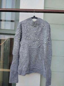 Pear Embellished  Sweater