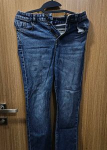 Dark Blue Denim Jeans