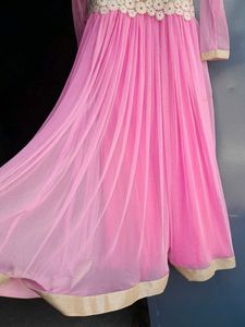 Elegant Pink Ethnic Gown