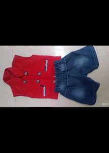 Baby Outfit - Red Top & Jeans