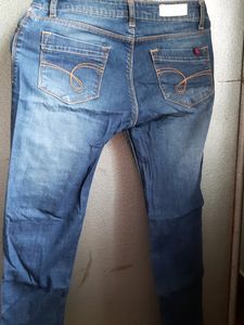 Dark Blue Ripped Jeans