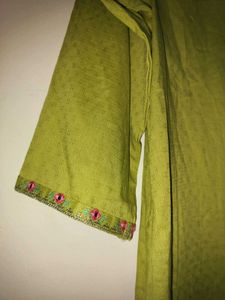 Green Beautiful Kurti