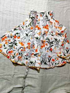 Girls&#39; Yellow &amp; Floral Two-Piece Set