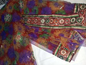 Beutifull Net Saree~💗🫶🏻
