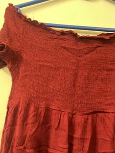 Off Shoulder Flowy Dress