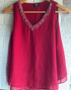 Chic stone Embellished Top