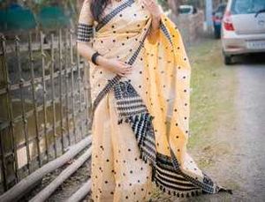 Assamese traditional mekhela sador New