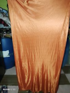 Orange Nighty with Lace