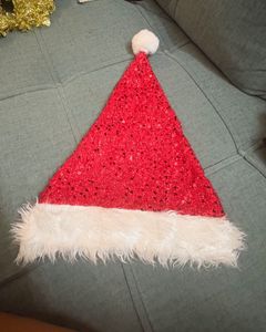 Christmas Stocking And Santa Cap/hat