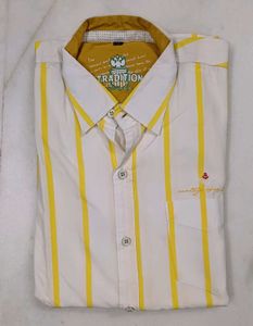 Striped Button-Down Shirt