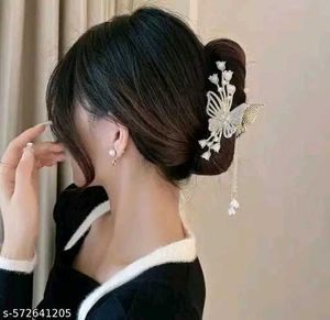 Luxury Metal Butterfly Hair Clutcher for Women and