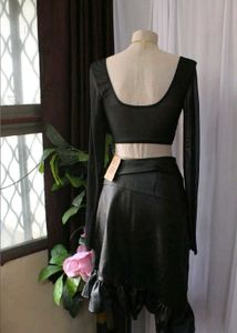 Black Lace Corset Top