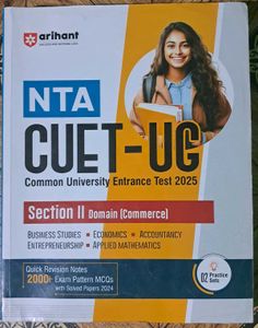 NTA CUET UG COMMERCE domain preparation Book