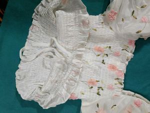 Floral Puff Sleeve Top