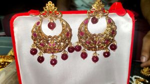Purple Colour Earrings