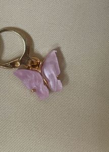 Lilac Butterfly Earrings