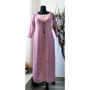 Georgette Coat Kameez 2 Piece