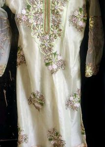 Fluorescent Green /festive&wedding wear suit set .